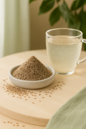 psillium blond Psyllium plomb